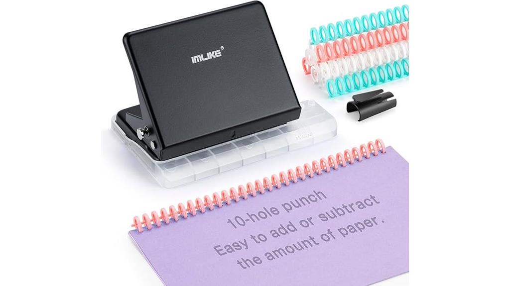 10 hole planner binding machine
