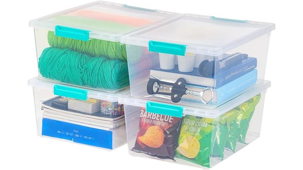 12 quart storage bin set