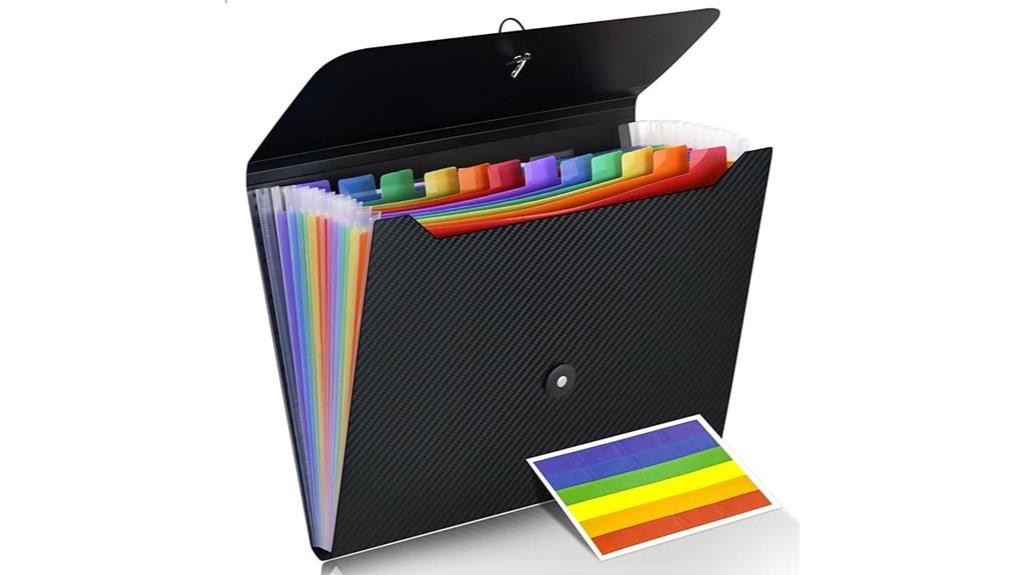 13 pocket accordion file