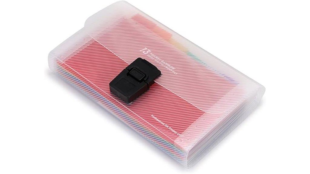 13 pocket accordion organizer