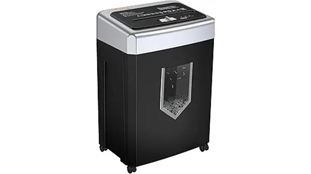 15 sheet capacity shredder