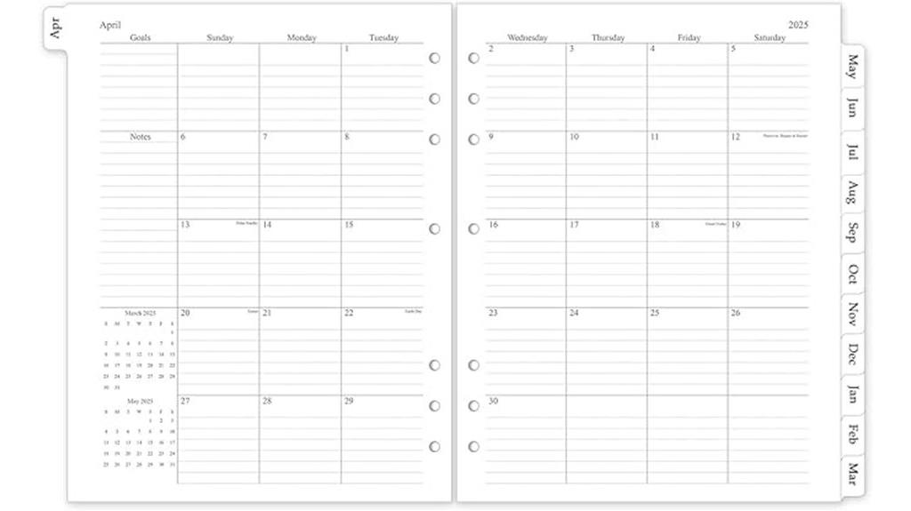 2025 2026 monthly planner