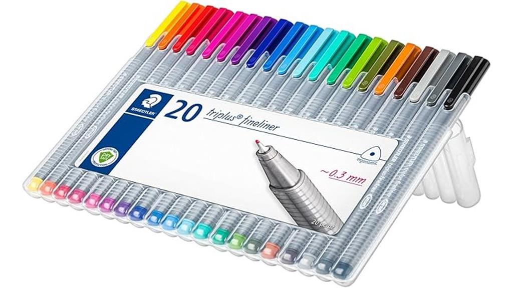 20 pack fineliner pen set