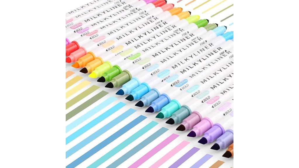 24 color dual tip set