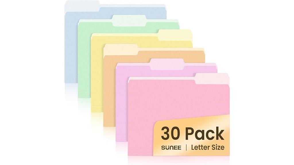 30 pack manilla folders