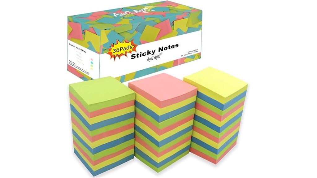 3x3 self stick note pads