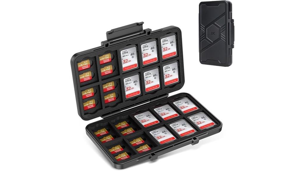 60 slot memory card organizer