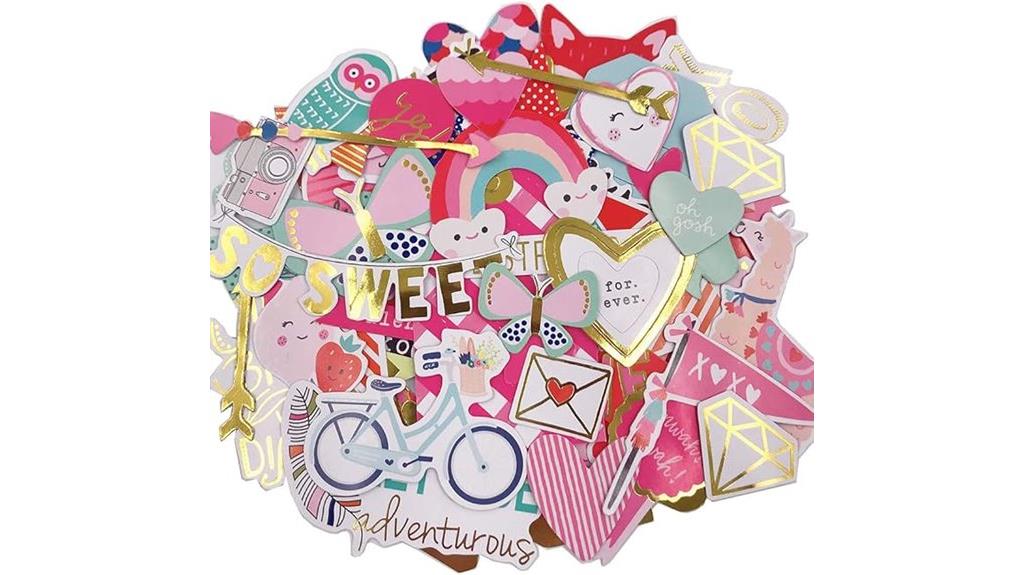 80pcs love sticker pack
