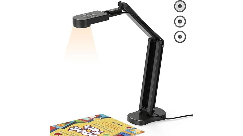 8mp 4k document camera
