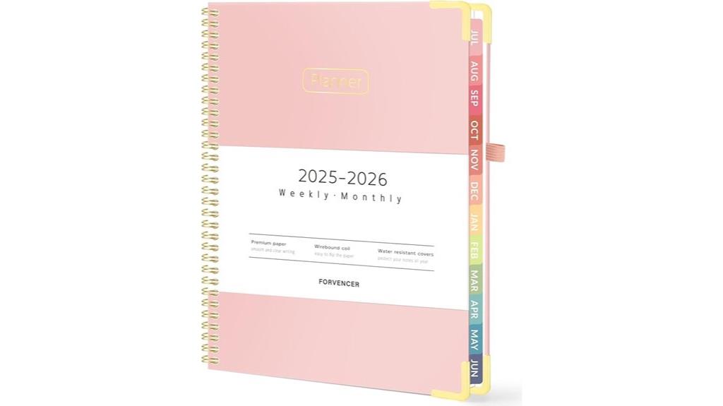academic planner hardcover