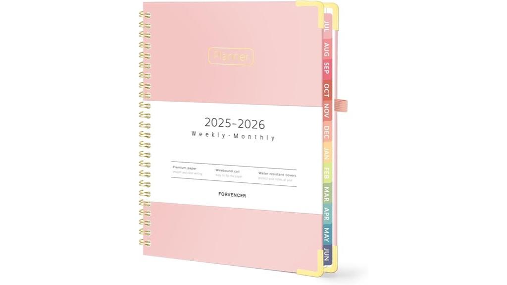 academic year planner hardcover