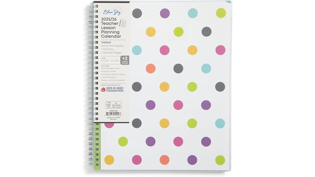 academic year teacher planner