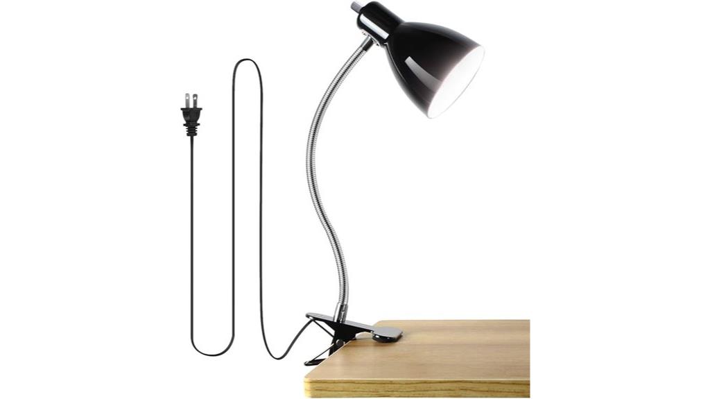 adjustable clip on desk lamp