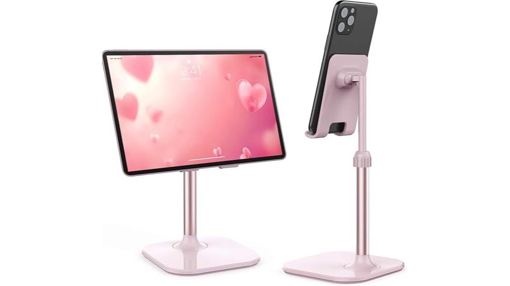adjustable desk phone holder