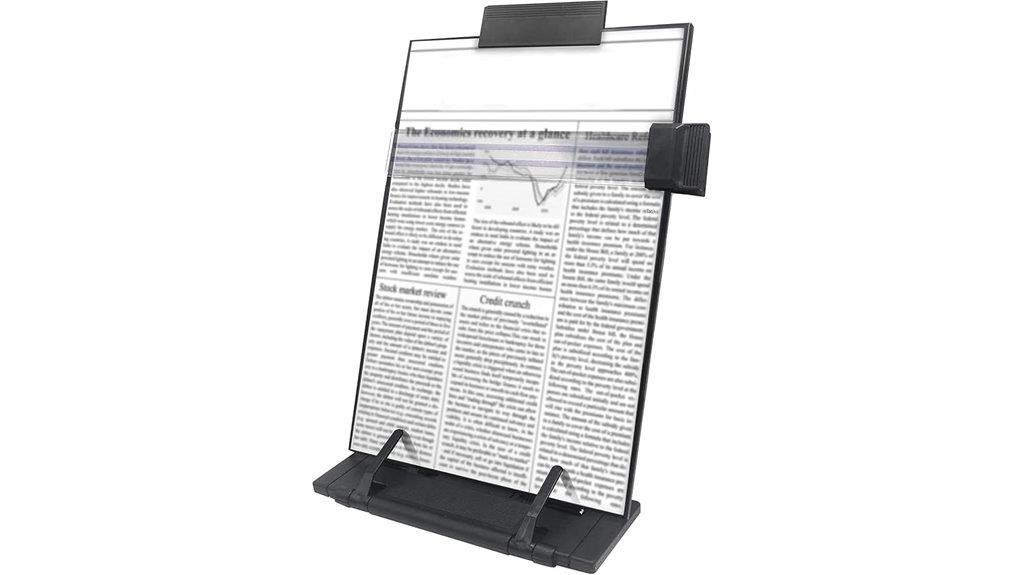 adjustable desktop document holder