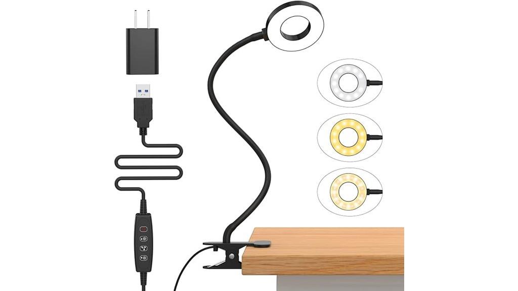 adjustable multi color desk lamp