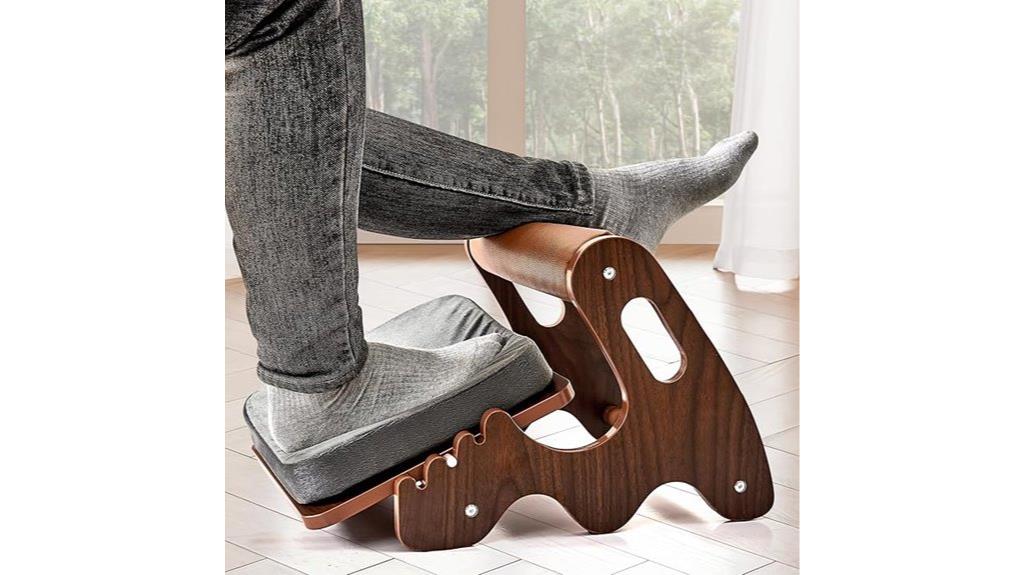 adjustable soft cushioned footrest