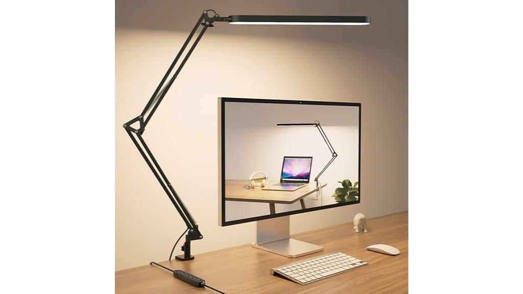 adjustable swing arm lamp