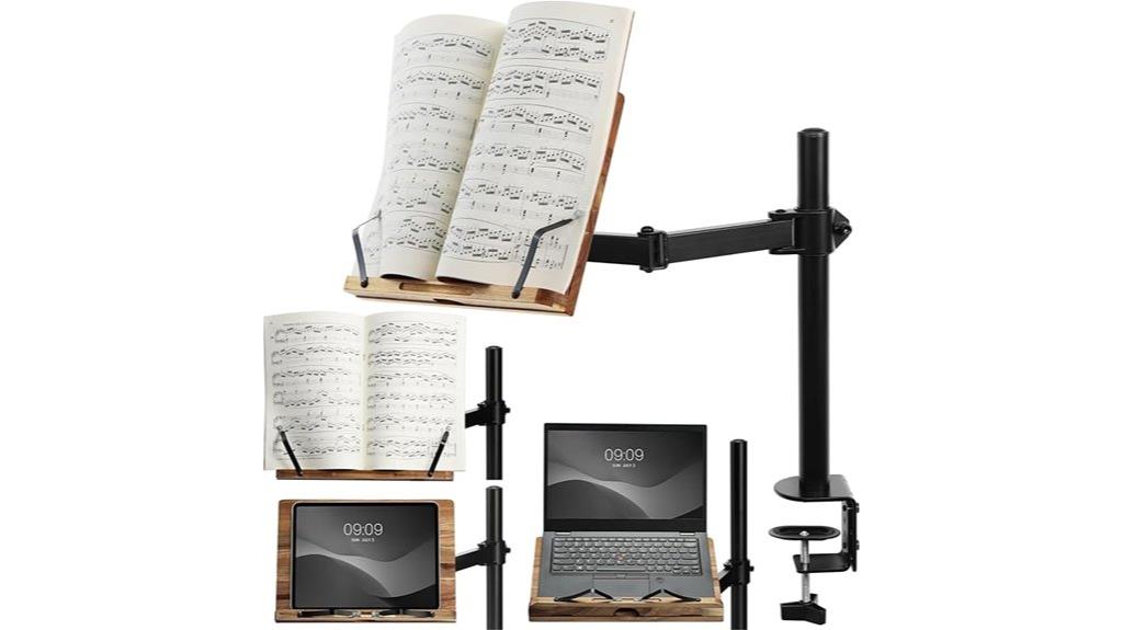 adjustable tablet reading stand