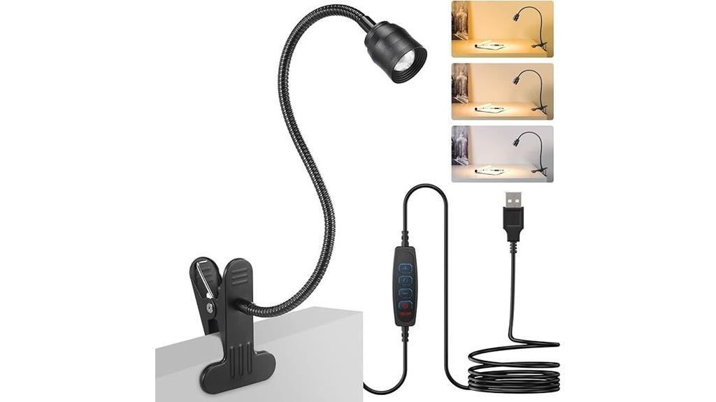 adjustable usb bed lamp