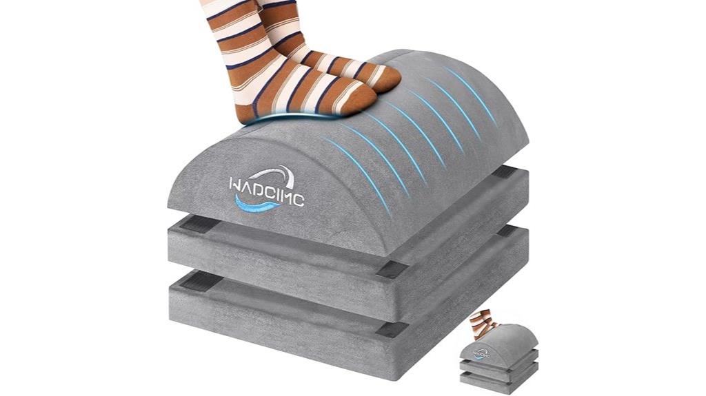 adjustable work desk footrest