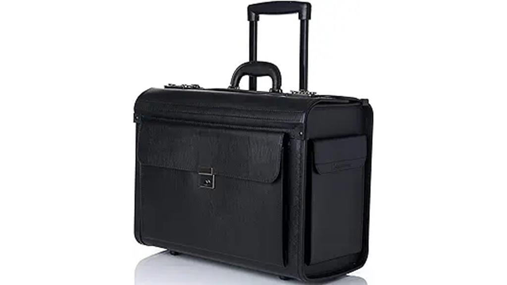 alpine swiss wheeled briefcase