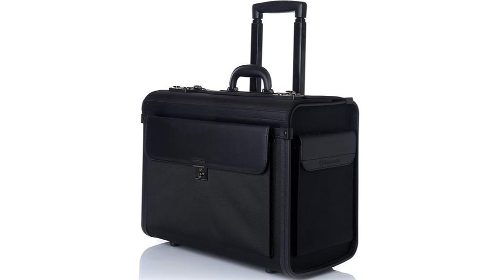 alpine swiss wheeled briefcase