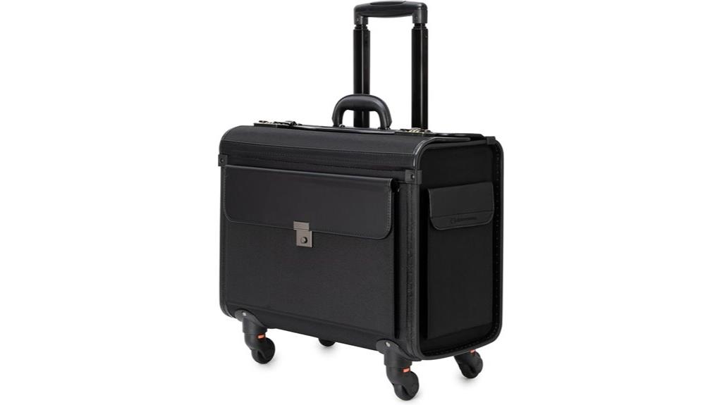 alpine swiss wheeled briefcase