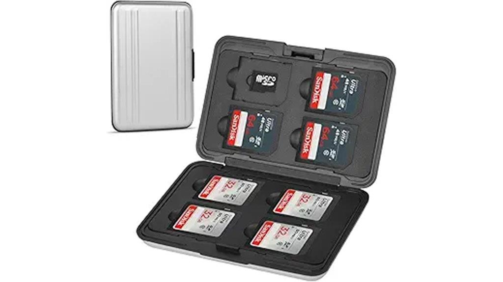 aluminum 8 slot storage