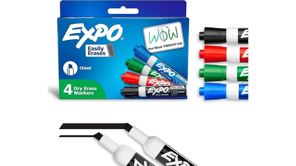 assorted color dry erase markers
