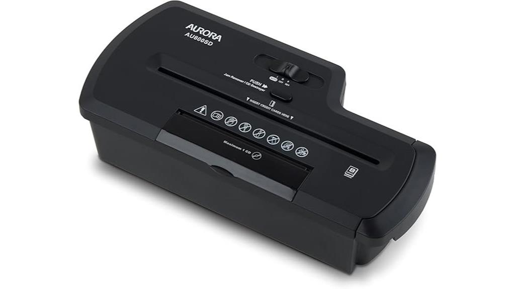 aurora au800sd shredder