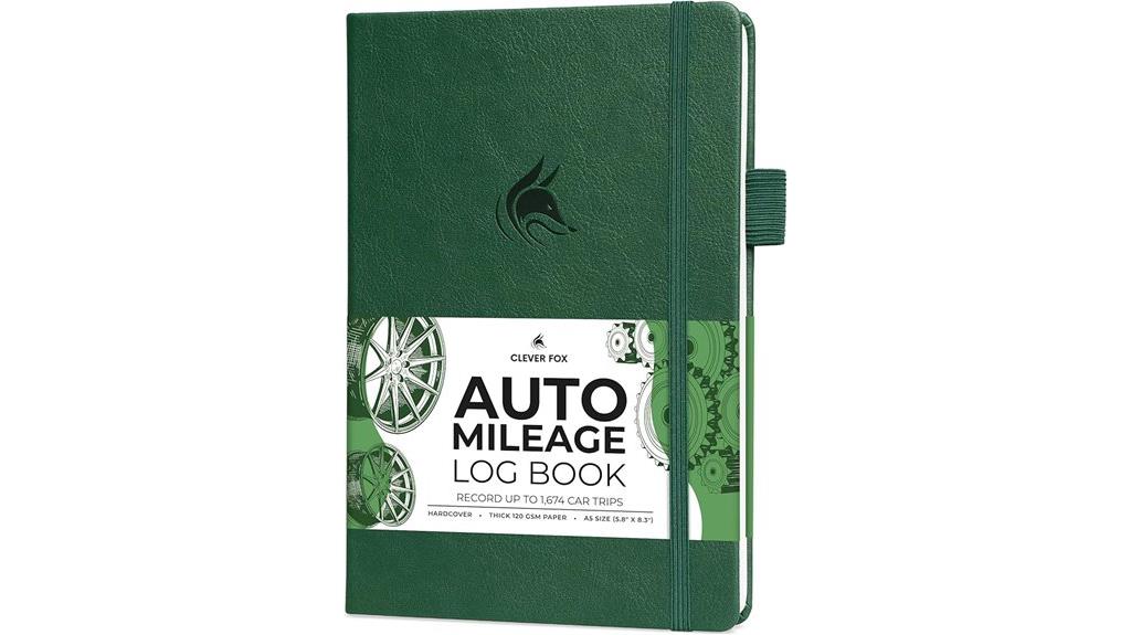 auto mileage tracking log