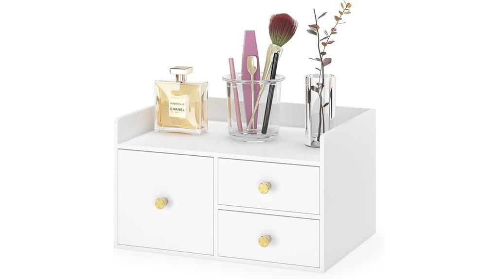 bamboo desk drawer organizer