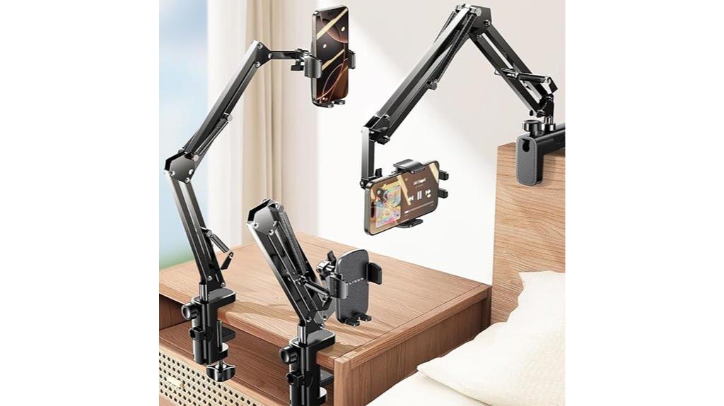bedside gooseneck phone holder
