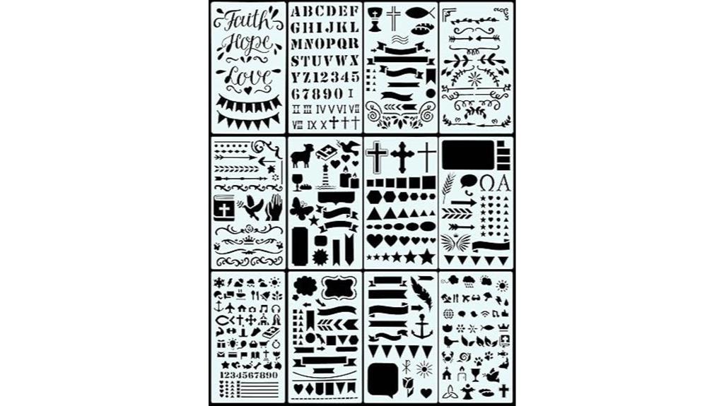 bible journaling stencil set