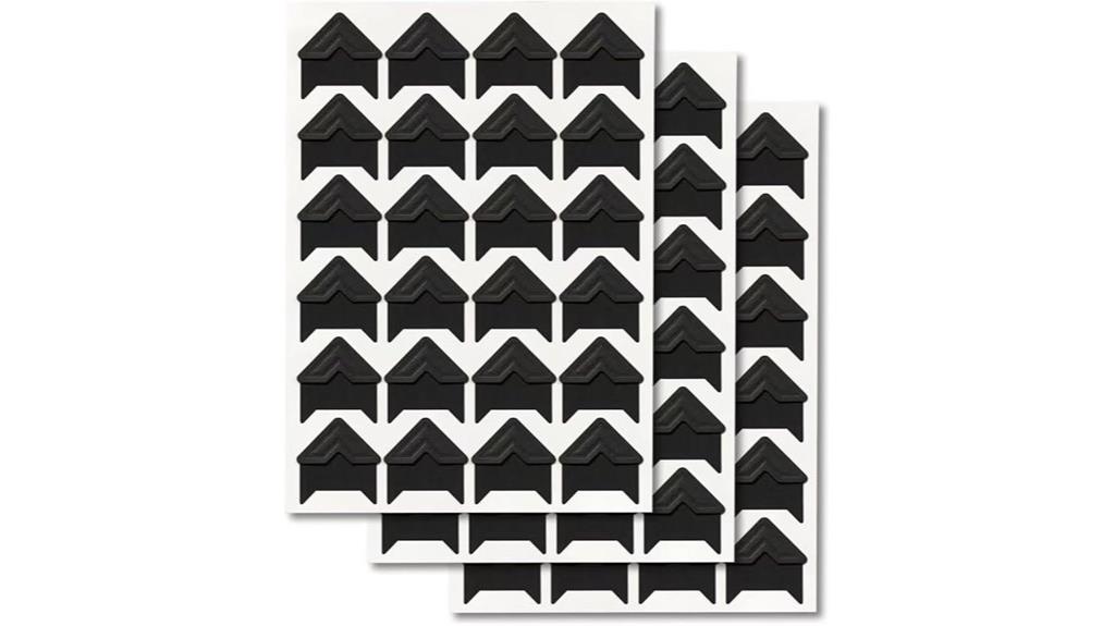 black acid free photo corners