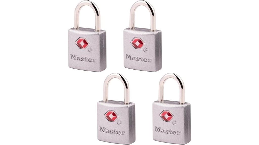 brass tsa lock set
