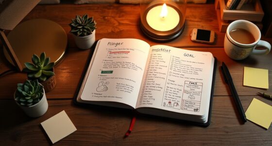 bullet journal goal planning
