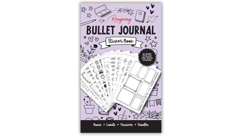 bullet journal sticker book