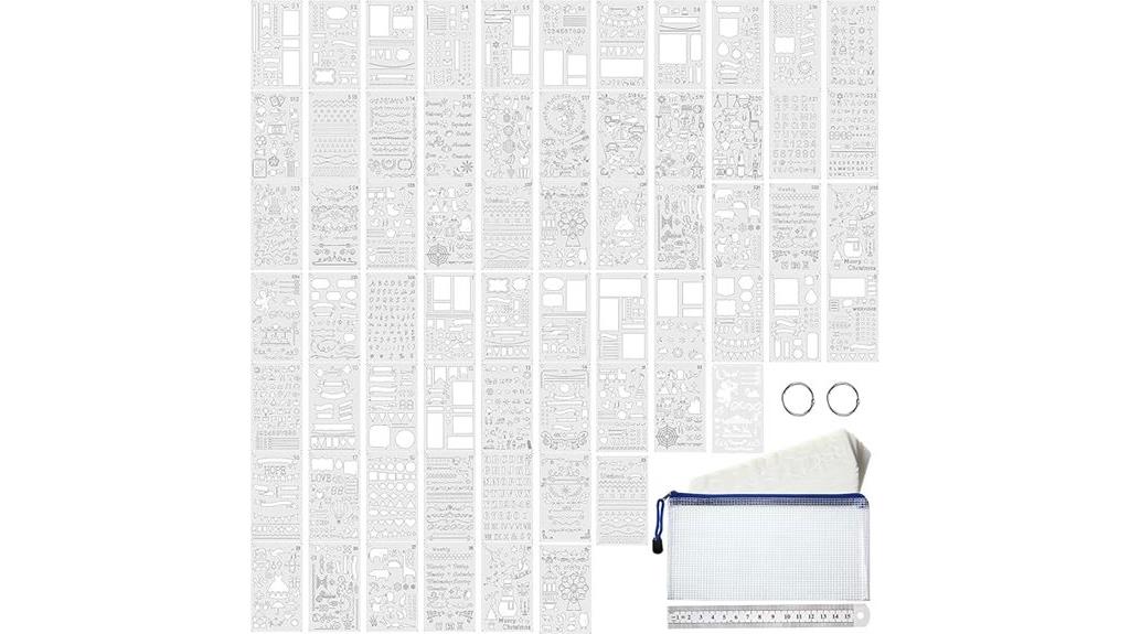 bullet journal template set