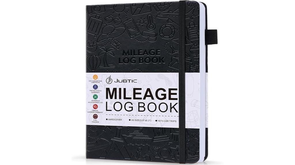 car mileage tracking journal