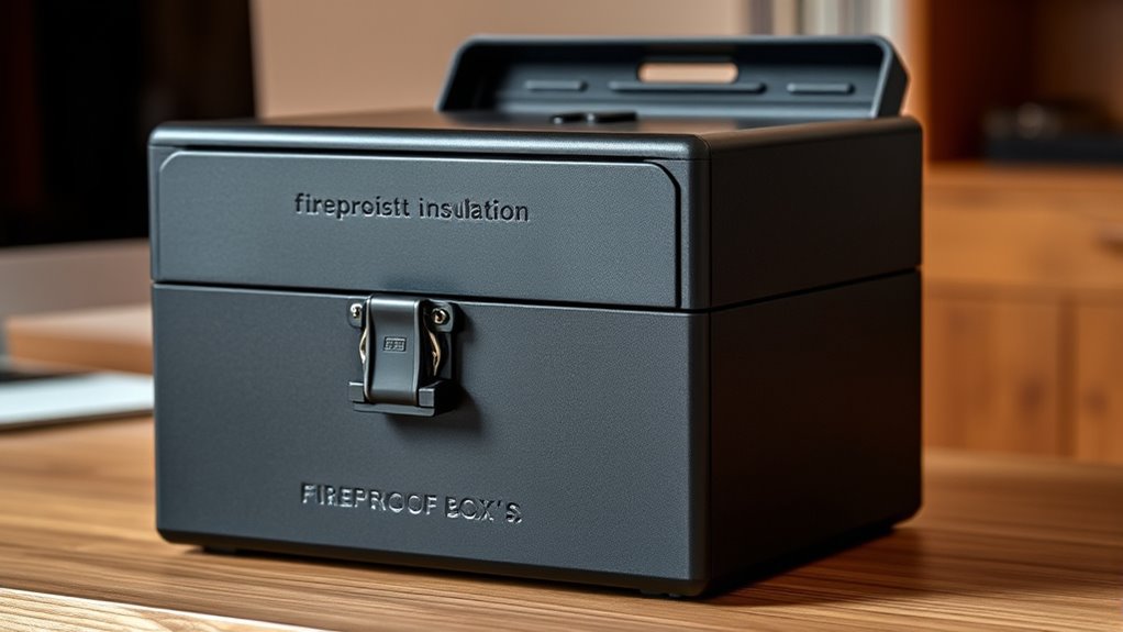 choose quality portable fireproof box