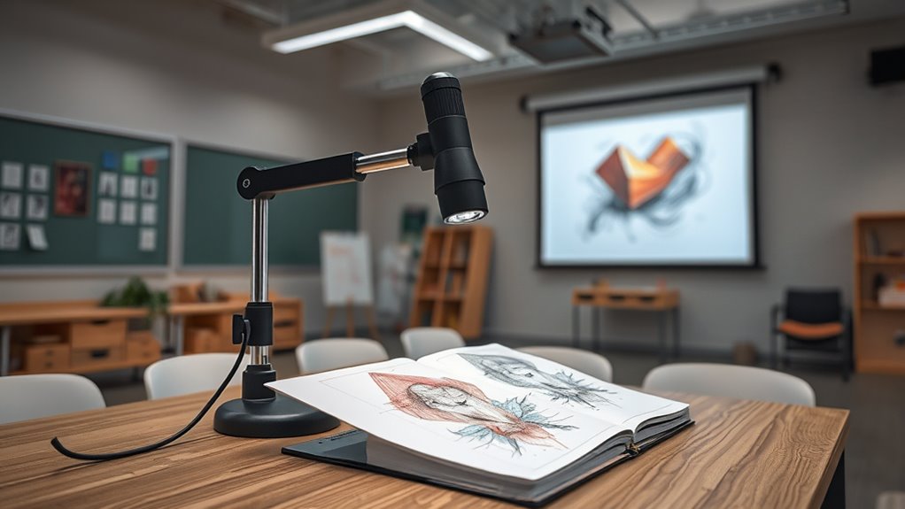 choosing art demonstration camera