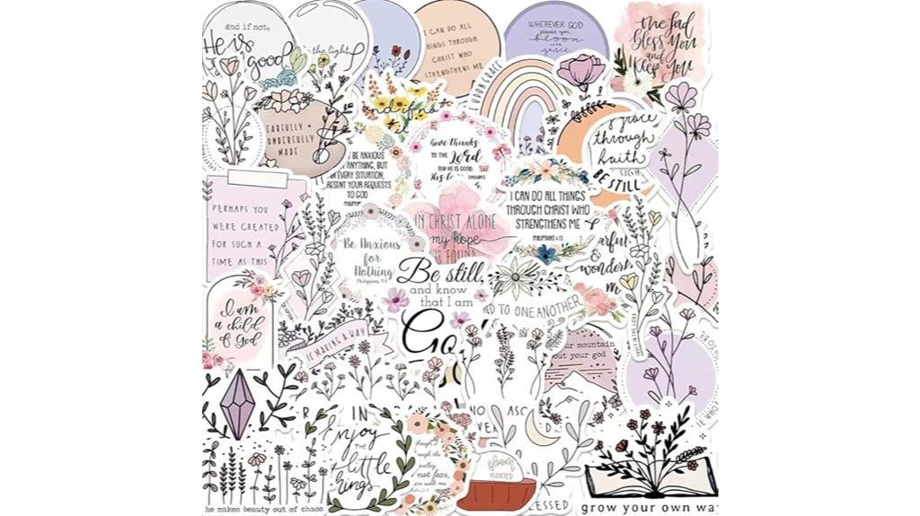 christian peach blossom stickers
