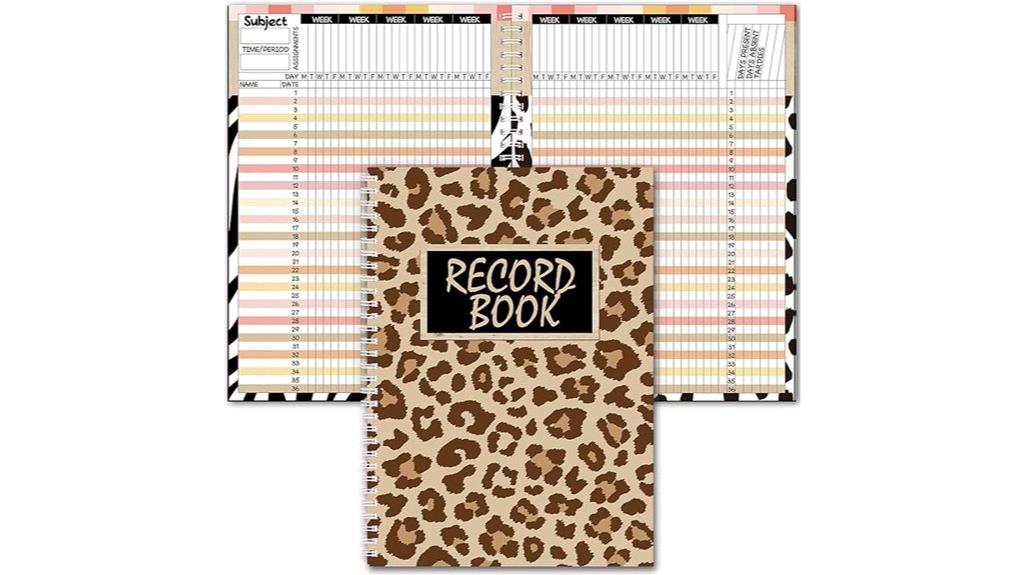 classroom attendance record book