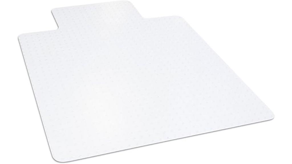clear low pile carpet mat