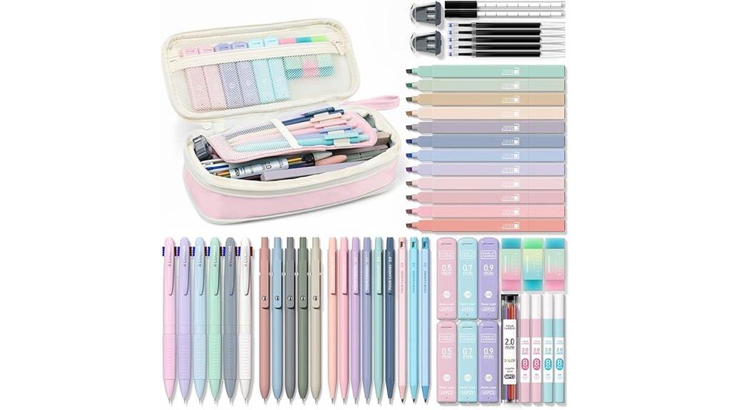 colorful candies school set