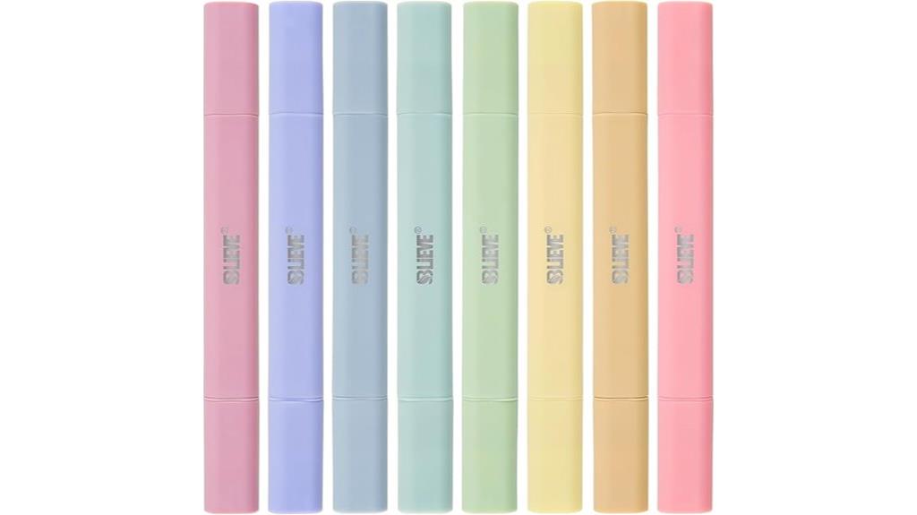 colorful no bleed highlighters