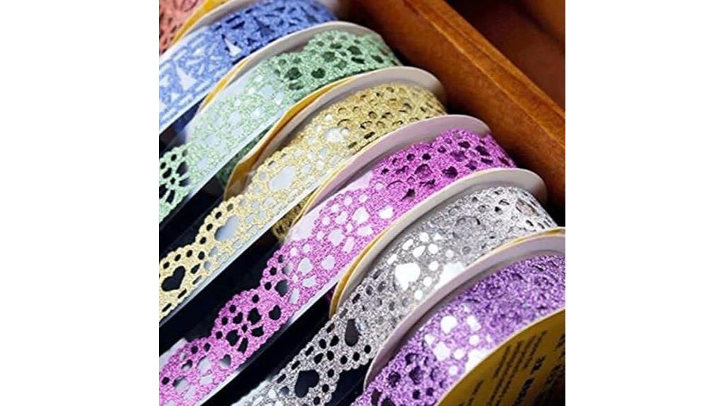colorful scrapbooking tape rolls