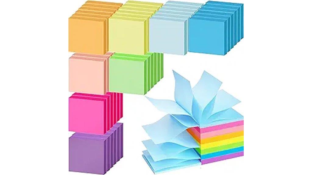 colorful sticky note pack